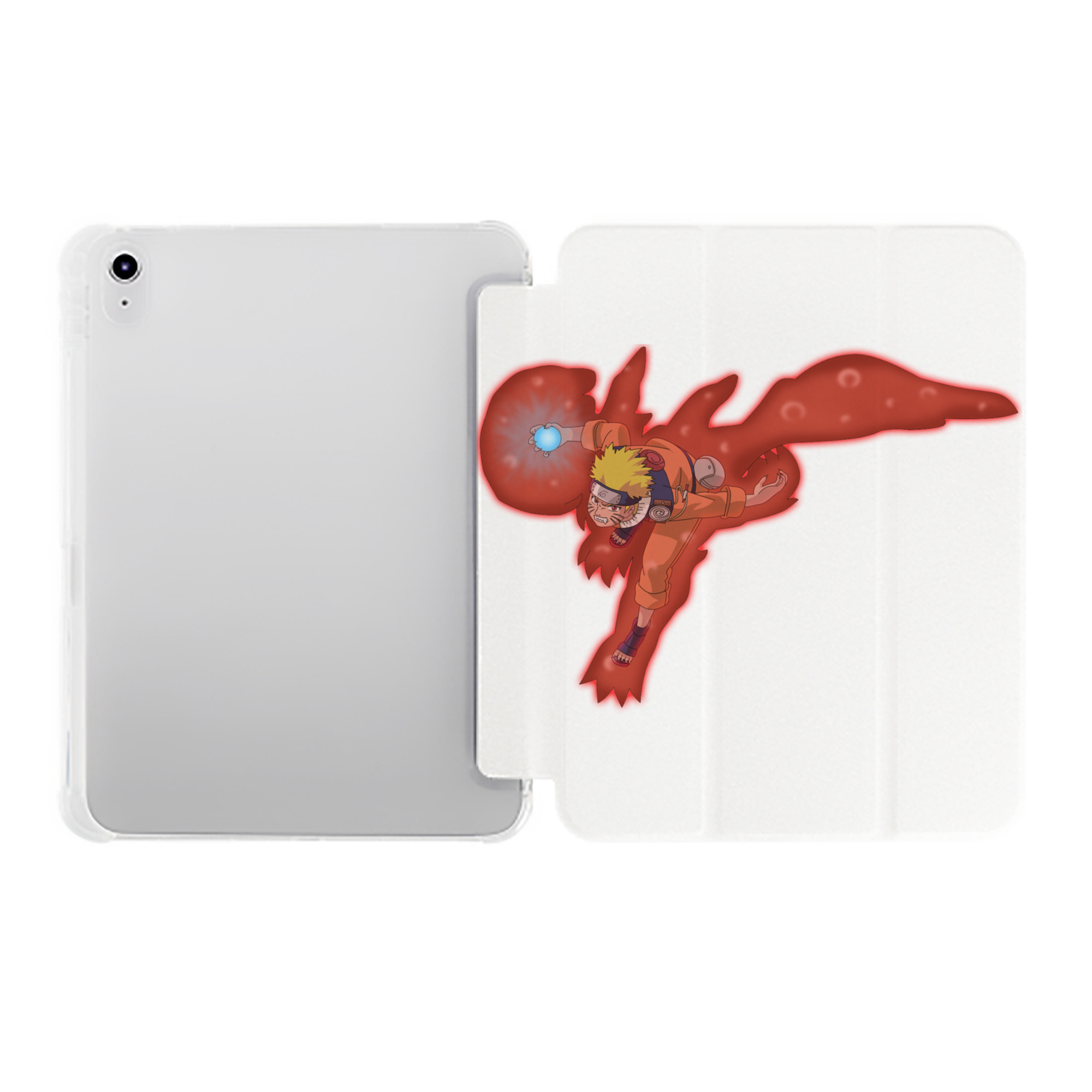 （画像用） NARUTO -ナルト- うずまき ナルト Uzumaki Naruto IPad ケース ペン収納付き 三つ折りスタンド PUレザー×シリコン 対応機種9.5/10.5/10.9インチ
